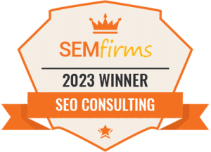 SEM Firmss 2023 Winner SEO Consulting